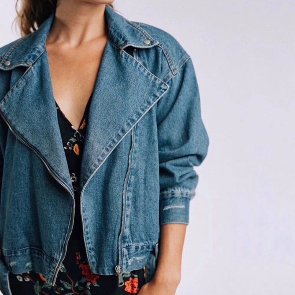 LOWEST PRICE Moto Jean Jacket